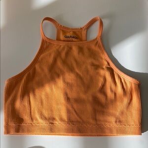 Garage orange Crop Top